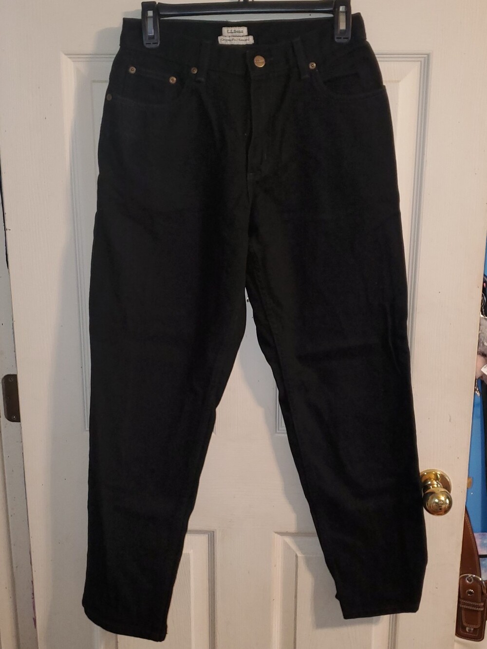 L.L. Bean Petite Original Fit Relaxed High Waisted Denim Jeans
